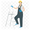 Repairman Lineman Handyman Icon