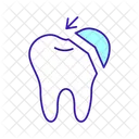 Repairing missing part of tooth  Icon