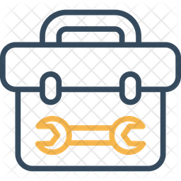 Repairing Tools Box Icon - Download in Dualtone Style
