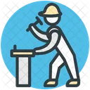 Repairman Mechanic Constructor Icon