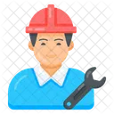 Repairman Technician Worker Icon