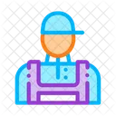 Conditioner Repairman Worker Icon