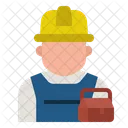 Repairman Worker Mechanic Icon