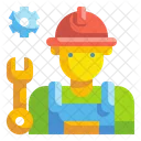 Repairman Technician Fix Icon