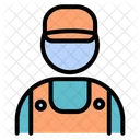 Repairman Worker Man Icon