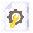 Configuracion De Archivos Configuracion De Archivos Desarrollo De Archivos Icono