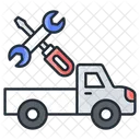 Reparación de camiones  Icono