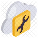 Reparacion De La Nube Configuracion De La Nube Gestion De La Nube Icono