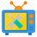 Television Servicio Dispositivo Icono