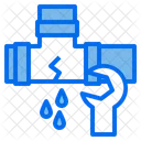 Tubo Caida Servicio Icono