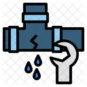 Tubo Caida Servicio Icono