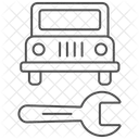Icone Thinline Reparation Vehicule Icône
