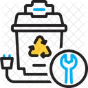 Reparatur der Müllentsorgung  Symbol