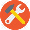 Reparatur Werkzeuge Hammer Symbol