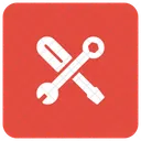 Reparatur Schraubendreher Schraubenschlussel Symbol