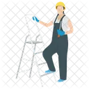 Handwerker Reparaturmonteur Handwerker Icon