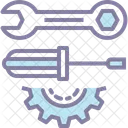 Reparieren Werkzeuge Schraubenschlussel Symbol