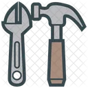 Werkzeuge Verstellbar Hammer Symbol