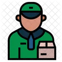 Repartidor Trabajo Avatar Icono