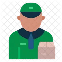 Repartidor Trabajo Avatar Icono