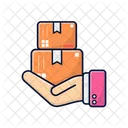 Caja De Mano Mano Caja Icon