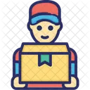 Repartidor Boy Mensajero Icon