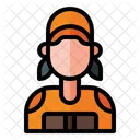 Mujer de entrega  Icono