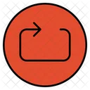 Repeat Direction Sign Icon