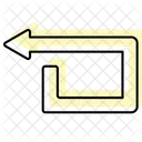 繰り返し、矢印、方向 アイコン
