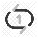 Repeat Once Icon