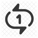 Repeat Once Icon