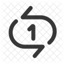 Repeat Once Icon