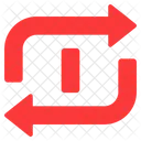 Repeat Once Media Player Multimedia Option Icon