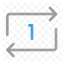 Repeat One Repeat Refresh Icon