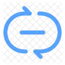 Repeat One Minimalistic  Icon