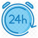 Repeated Alarm 24 Hours Hour Process Icon