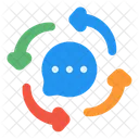 Repeating Communication Message Icon