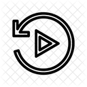 Repetir Otra Vez Repetir Icono