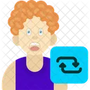 Repetir Bucle Otra Vez Icono