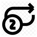 Repetir dos veces  Icono