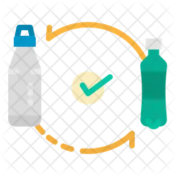 Replace Plastic Bottle  Icon