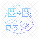 Replacement Reverse Logistics Logistics Icon