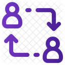 Replacement Recruitment Employee Icon