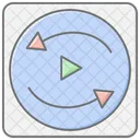 Replayability Lineal Color Icon Icono