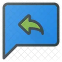 Reply Message Chat Icon