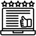 Commentaires Avis Note Icône
