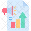 Report Analytics Megaphone Icon