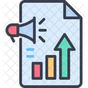 Report Analytics Megaphone Icon