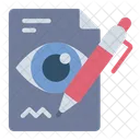 Report Medical Eye Icon