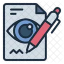 Report Medical Eye Icon